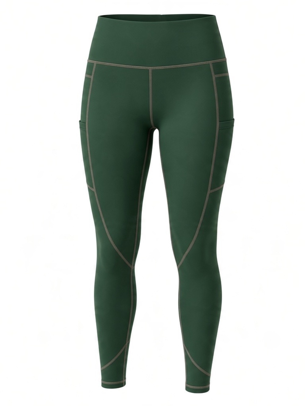 Zyia Deep Green Pocket Leggings